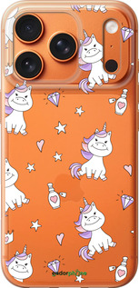 Силиконовый чехол Единорожка v2 для Apple iPhone 17 PRO MAX - 4703u-4029 изображение 