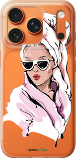 Силиконовый чехол Девушка в очках 2 для Apple iPhone 17 PRO MAX - 4714u-4029 изображение 