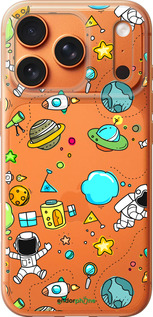 Силіконовий чехол Космос для Apple iPhone 17 PRO MAX - 4735u-4029 изображение 