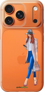 Силиконовый чехол Девушка 1 для Apple iPhone 17 PRO MAX - 4751u-4029 изображение 