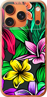 Силиконовый чехол Тропические цветы 1 для Apple iPhone 17 PRO MAX - 4753u-4029 изображение 