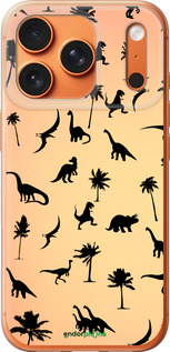 Силиконовый чехол Динозаврики 1 для Apple iPhone 17 PRO MAX - 4772u-4029 изображение 