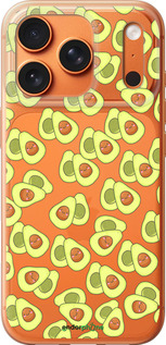 Силиконовый чехол Весёлые авокадо для Apple iPhone 17 PRO MAX - 4799u-4029 изображение 