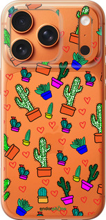Силиконовый чехол Кактусы 4 для Apple iPhone 17 PRO MAX - 4856u-4029 изображение 