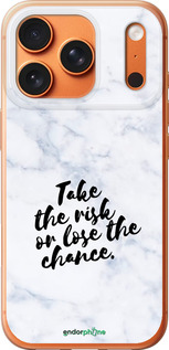 Силиконовый чехол Рискнуть или потерять шанс для Apple iPhone 17 PRO MAX - 4866u-4029 изображение 