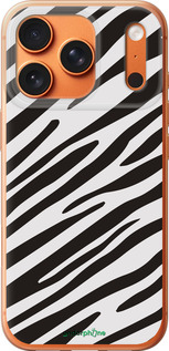 Силиконовый чехол Классическая зебра для Apple iPhone 17 PRO MAX - 4874u-4029 изображение 