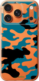 Силиконовый чехол Камуфляж прозрачный фон для Apple iPhone 17 PRO MAX - 4877u-4029 изображение 