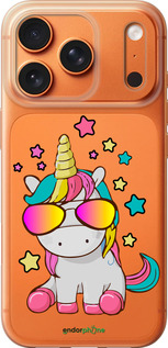 Силиконовый чехол Единорог в очках для Apple iPhone 17 PRO MAX - 4879u-4029 изображение 