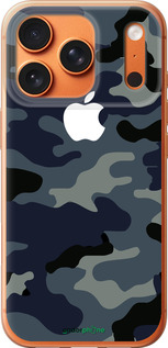 Силиконовый чехол Камуфляж 1 для Apple iPhone 17 PRO MAX - 4897u-4029 изображение 