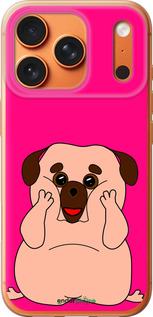 Силиконовый чехол Весёлый мопс для Apple iPhone 17 PRO MAX - 4908u-4029 изображение 