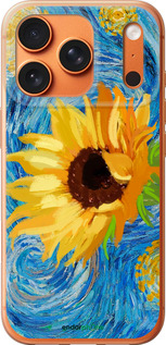 Силіконовий чехол Квіти жовто-блакитні  для Apple iPhone 17 PRO MAX - 5308u-4029 изображение 