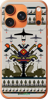 Силиконовый чехол Вышиванка UA для Apple iPhone 17 PRO MAX - 5446u-4029 изображение 