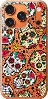 Силиконовый чехол Черепа для Apple iPhone 17 PRO MAX - 5471u-4029 изображение 