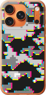 Силиконовый чехол Пиксельный камуфляж для Apple iPhone 17 PRO MAX - 5481u-4029 изображение 