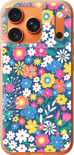 Силиконовый чехол Цветочный фон v4 для Apple iPhone 17 PRO MAX - 5494u-4029 изображение 