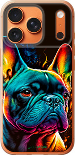 Силіконовий чехол Яскравий бульдог для Apple iPhone 17 PRO MAX - 5547u-4029 изображение 