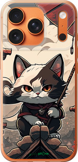 Силиконовый чехол Япония - кот на крыше для Apple iPhone 17 PRO MAX - 5582u-4029 изображение 