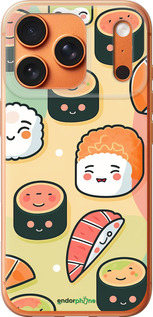 Силиконовый чехол Суши паттерн для Apple iPhone 17 PRO MAX - 5583u-4029 изображение 