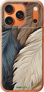 Силіконовий чехол Листя в стилі бохо для Apple iPhone 17 PRO MAX - 5643u-4029 изображение 