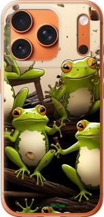 Силиконовый чехол Жабки для Apple iPhone 17 PRO MAX - 5656u-4029 изображение 