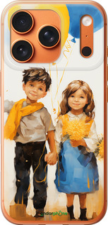 Силиконовый чехол Дети с шариками для Apple iPhone 17 PRO MAX - 5659u-4029 изображение 