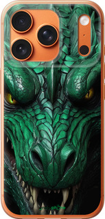 Силиконовый чехол Зелёный дракон v2 для Apple iPhone 17 PRO MAX - 5817u-4029 изображение 