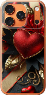 Силиконовый чехол Сердечки v2 для Apple iPhone 17 PRO MAX - 5832u-4029 изображение 