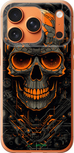 Силиконовый чехол Череп для Apple iPhone 17 PRO MAX - 5952u-4029 изображение 