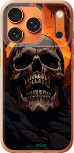 Силиконовый чехол Череп в пещере для Apple iPhone 17 PRO MAX - 5959u-4029 изображение 
