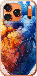 Силиконовый чехол Арт-сердце для Apple iPhone 17 PRO MAX - 6034u-4029 изображение 