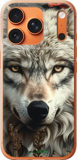 Силиконовый чехол Волчий взгляд для Apple iPhone 17 PRO MAX - 6066u-4029 изображение 