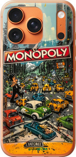 Силиконовый чехол Городской драйв Monopoly для Apple iPhone 17 PRO MAX - 6088u-4029 изображение 