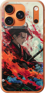 Силиконовый чехол Битва стихий для Apple iPhone 17 PRO MAX - 6110u-4029 изображение 