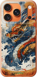 Силиконовый чехол Ярость дракона для Apple iPhone 17 PRO MAX - 6112u-4029 изображение 