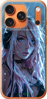 Силиконовый чехол Неоновый дождь для Apple iPhone 17 PRO MAX - 6119u-4029 изображение 