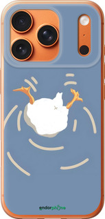 Силиконовый чехол Гусь ныряет для Apple iPhone 17 PRO MAX - 6275u-4029 изображение 