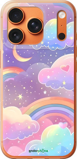 Силиконовый чехол Облака и радуга для Apple iPhone 17 PRO MAX - 6312u-4029 изображение 