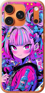 Силиконовый чехол Аниме милаха для Apple iPhone 17 PRO MAX - 6314u-4029 изображение 