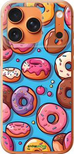 Силиконовый чехол Пончики для Apple iPhone 17 PRO MAX - 6318u-4029 изображение 