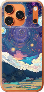 Силиконовый чехол Креативный арт для Apple iPhone 17 PRO MAX - 6322u-4029 изображение 