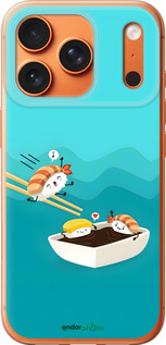 Силиконовый чехол Суши для Apple iPhone 17 PRO MAX - 6354u-4029 изображение 