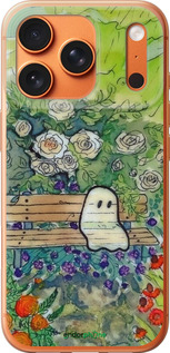 Силиконовый чехол Грустное привидение для Apple iPhone 17 PRO MAX - 6403u-4029 изображение 