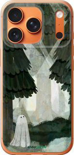 Силиконовый чехол С изображением соснового леса и привидения для Apple iPhone 17 PRO MAX - 6420u-4029 изображение 