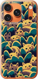 Силиконовый чехол С изображением кошек для Apple iPhone 17 PRO MAX - 6429u-4029 изображение 