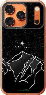 Силиконовый чехол Минималистический горный пейзаж для Apple iPhone 17 PRO MAX - 6438u-4029 изображение 