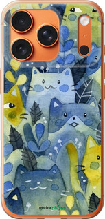 Силиконовый чехол С изображением кошачьего леса для Apple iPhone 17 PRO MAX - 6447u-4029 изображение 