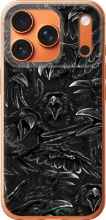 Силиконовый чехол Воронья ярость для Apple iPhone 17 PRO MAX - 6474u-4029 изображение 