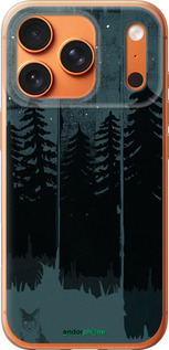 Силиконовый чехол Лиса и ночной лес для Apple iPhone 17 PRO MAX - 6481u-4029 изображение 