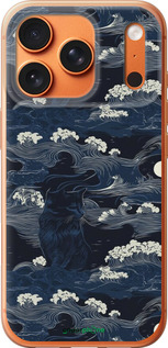 Силиконовый чехол Морская тематика в стиле арт-деко для Apple iPhone 17 PRO MAX - 6520u-4029 изображение 