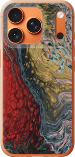 Силіконовий чехол Із зображенням абстрактного живопису для Apple iPhone 17 PRO MAX - 6530u-4029 изображение 